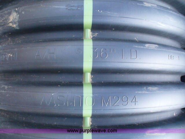 image for item B6289 (8) 36" diameter drainage pipes