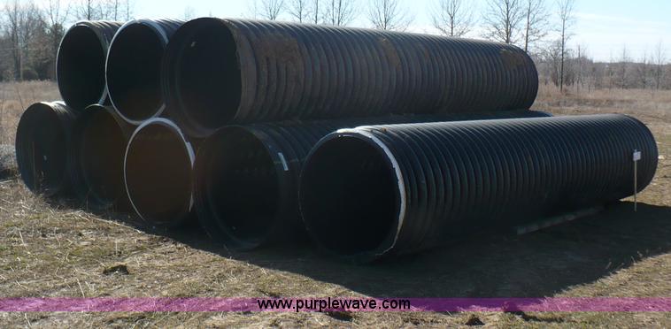 image for item B6291 (8) 42" diameter drainage pipes