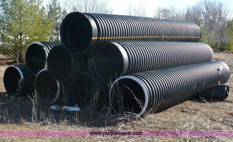 image for item B6293 (8) 30" diameter drainage pipes