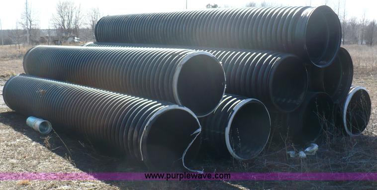 image for item B6293 (8) 30" diameter drainage pipes