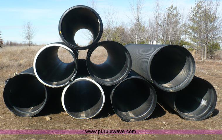 image for item B6293 (8) 30" diameter drainage pipes