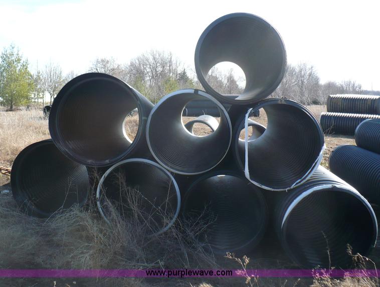 image for item B6295 (8) 36" diameter drainage pipes