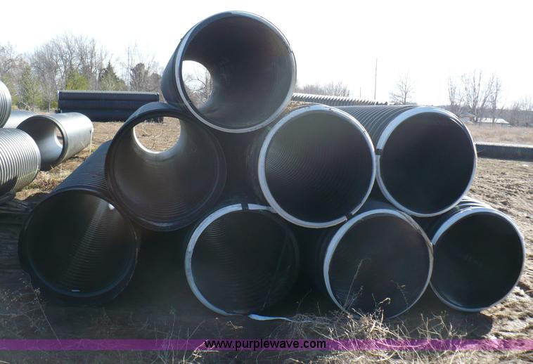 image for item B6296 (8) 30" diameter drainage pipes