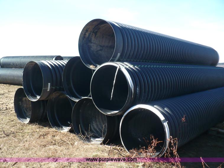 image for item B6296 (8) 30" diameter drainage pipes