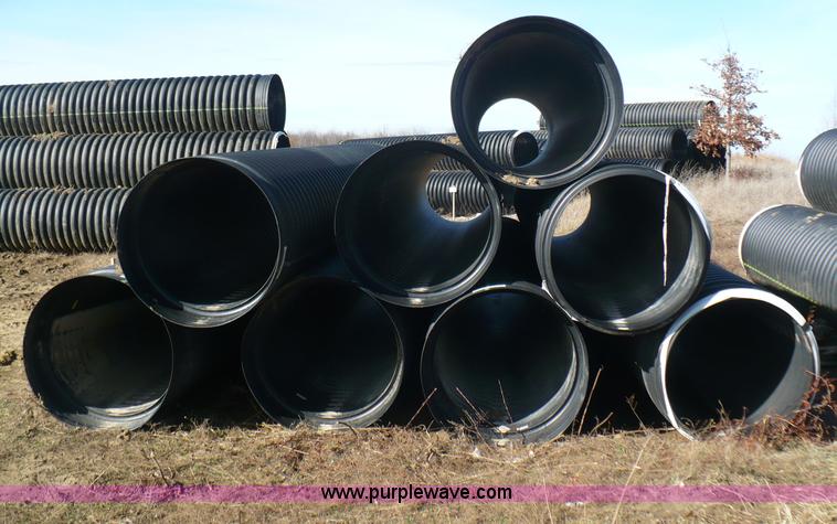 image for item B6296 (8) 30" diameter drainage pipes