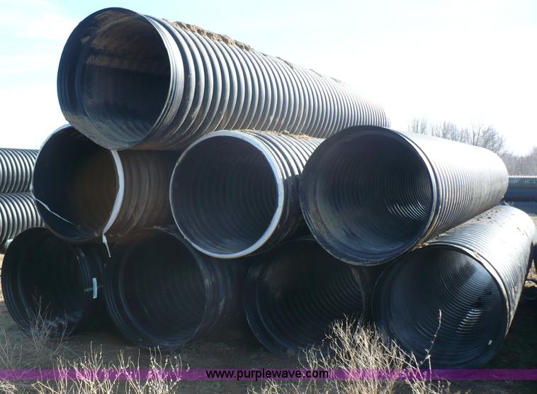 image for item B6298 (8) 36" diameter drainage pipes