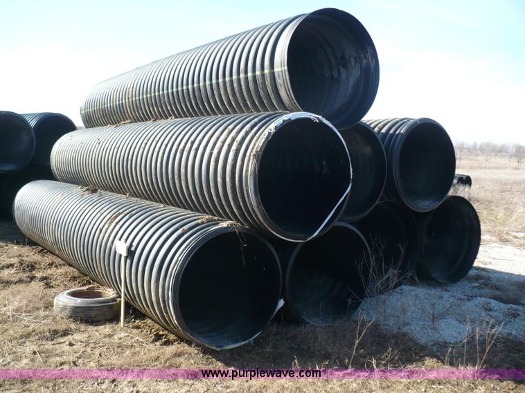 image for item B6302 (8) 36" diameter drainage pipes