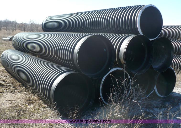 image for item B6305 (8) 30" diameter drainage pipes