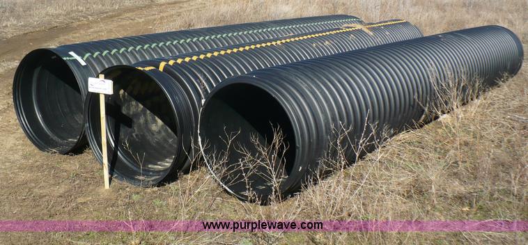 image for item B6307 (3) 30" diameter drainage pipes