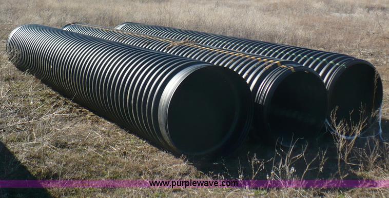 image for item B6307 (3) 30" diameter drainage pipes
