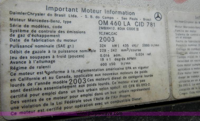 image for item C4207 2004 Western Star 4900SA crane truck