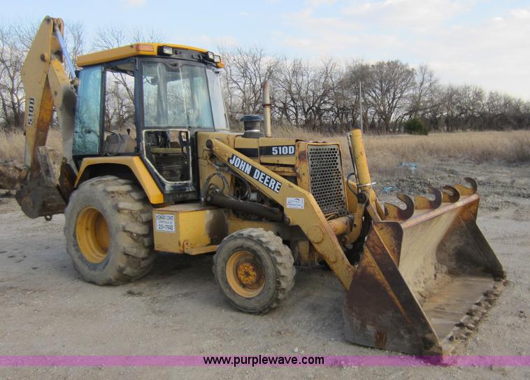 image for item C5345 1991 John Deere 510D backhoe