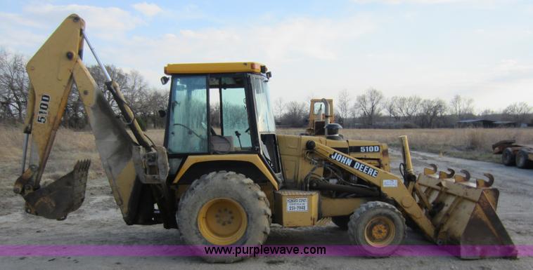 image for item C5345 1991 John Deere 510D backhoe