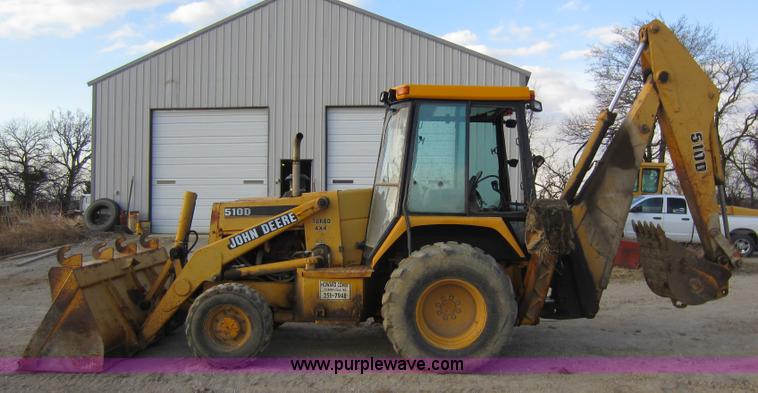 image for item C5345 1991 John Deere 510D backhoe