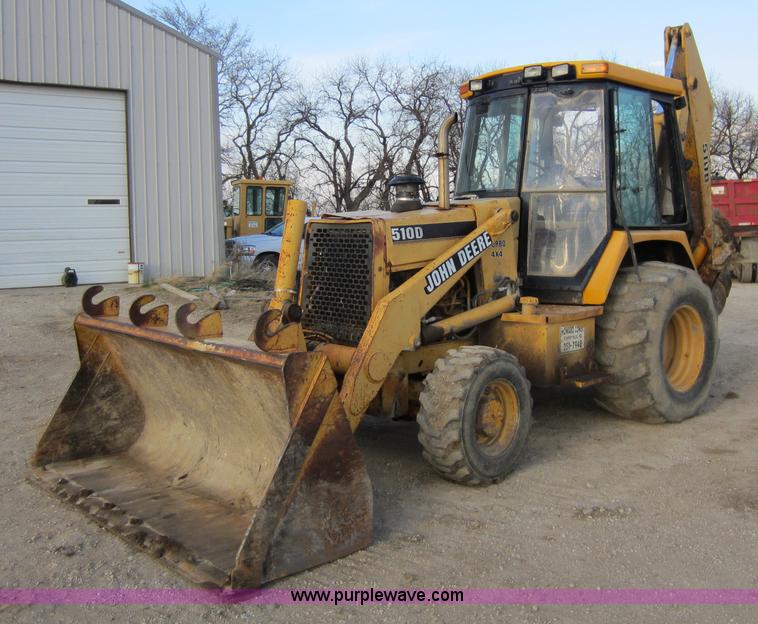 image for item C5345 1991 John Deere 510D backhoe