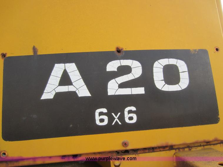 image for item C5368 Volvo A20 6x6 articulated haul truck