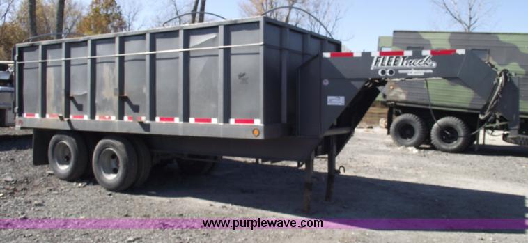 image for item C5713 2004 Fleetneck 16' dump trailer