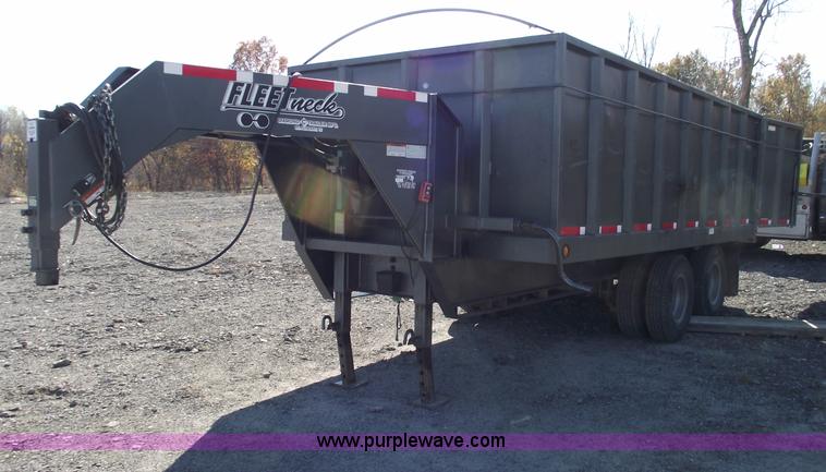 image for item C5713 2004 Fleetneck 16' dump trailer