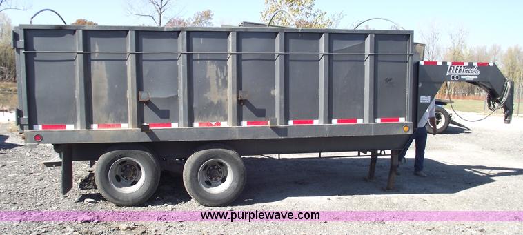 image for item C5713 2004 Fleetneck 16' dump trailer