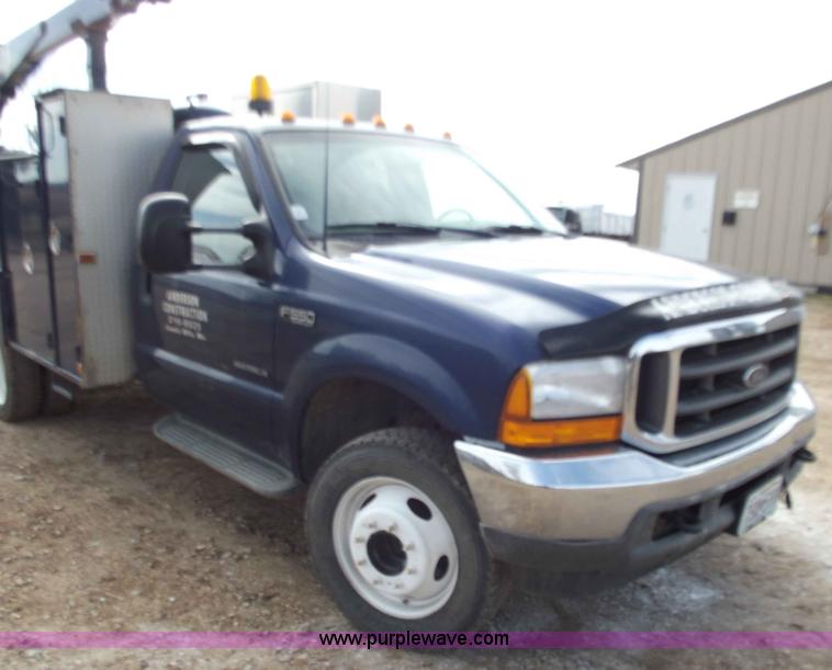 image for item D3505 2001 Ford F550 XLT Super Duty service truck