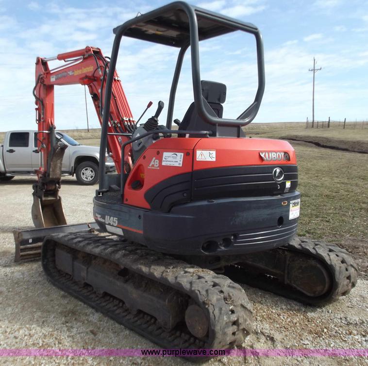 image for item D3506 2008 Kubota Super Series U45 excavator