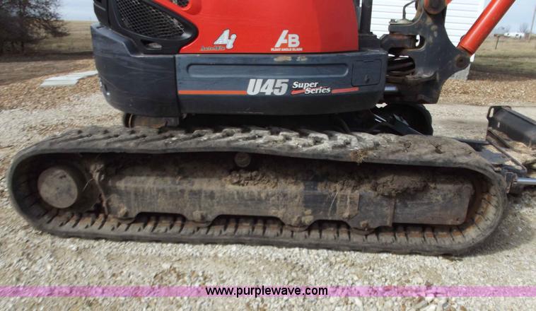 image for item D3506 2008 Kubota Super Series U45 excavator