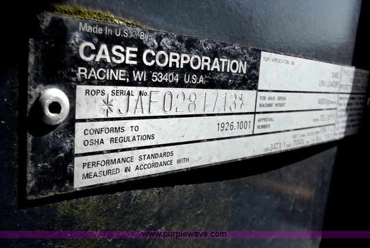 image for item D3615 2000 Case 1845C skid steer