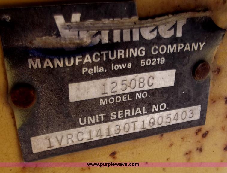 image for item D3616 Vermeer 1250 Turbo wood chipper