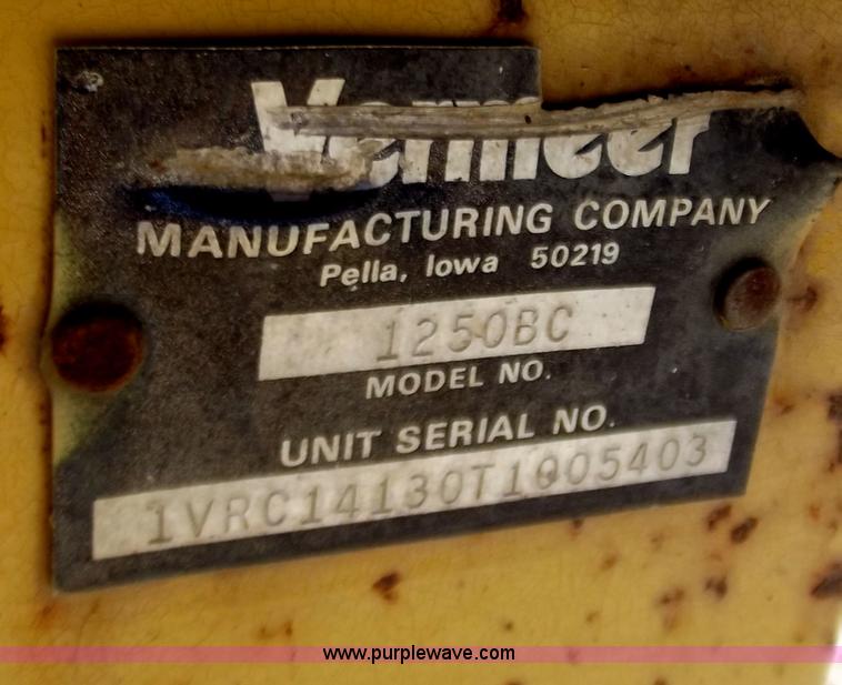 image for item D3616 Vermeer 1250 Turbo wood chipper