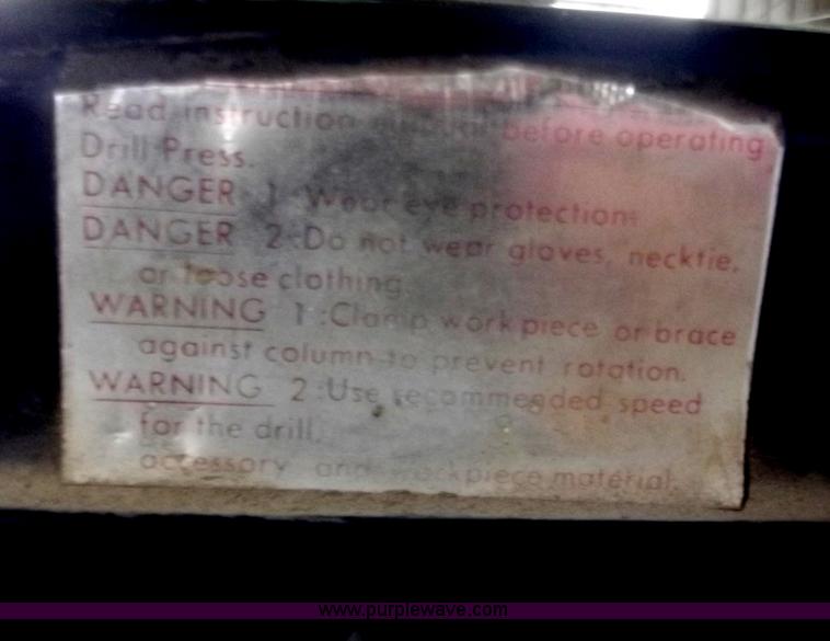 image for item D3676 Rockford drill press