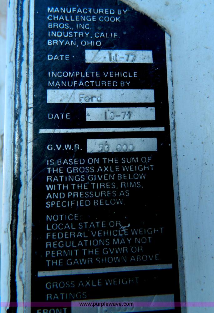 image for item D8860 1978 Ford cement truck