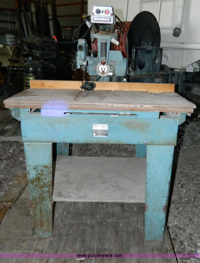 image for item E9412 Dewalt 10" radial arm saw
