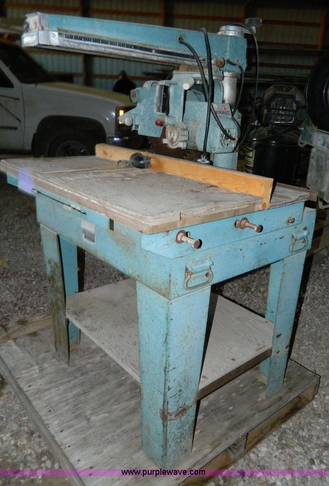 image for item E9412 Dewalt 10" radial arm saw