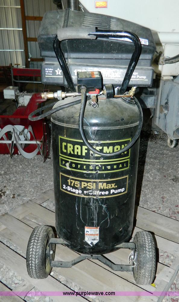 image for item E9414 Craftsman 25 gallon air compressor