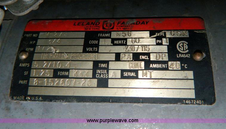 image for item E9428 Metal cutting band saw