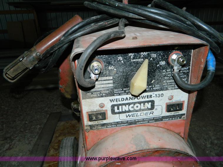 image for item E9432 Lincoln WeldanPower 130 arc welder