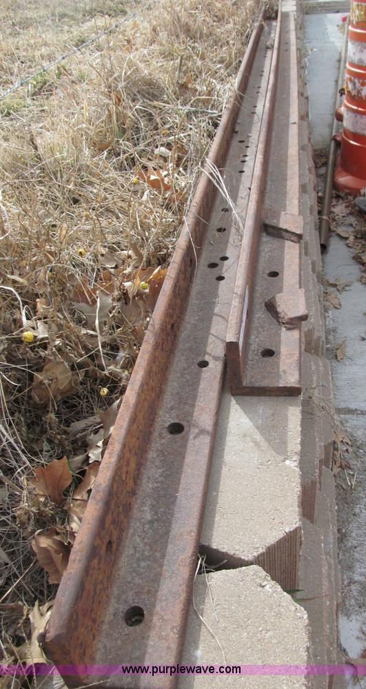 image for item G9454 (2) heavy duty 3/4"H x 4'W x 13'3"L angle iron