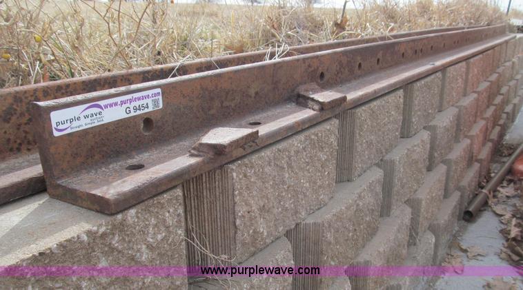image for item G9454 (2) heavy duty 3/4"H x 4'W x 13'3"L angle iron