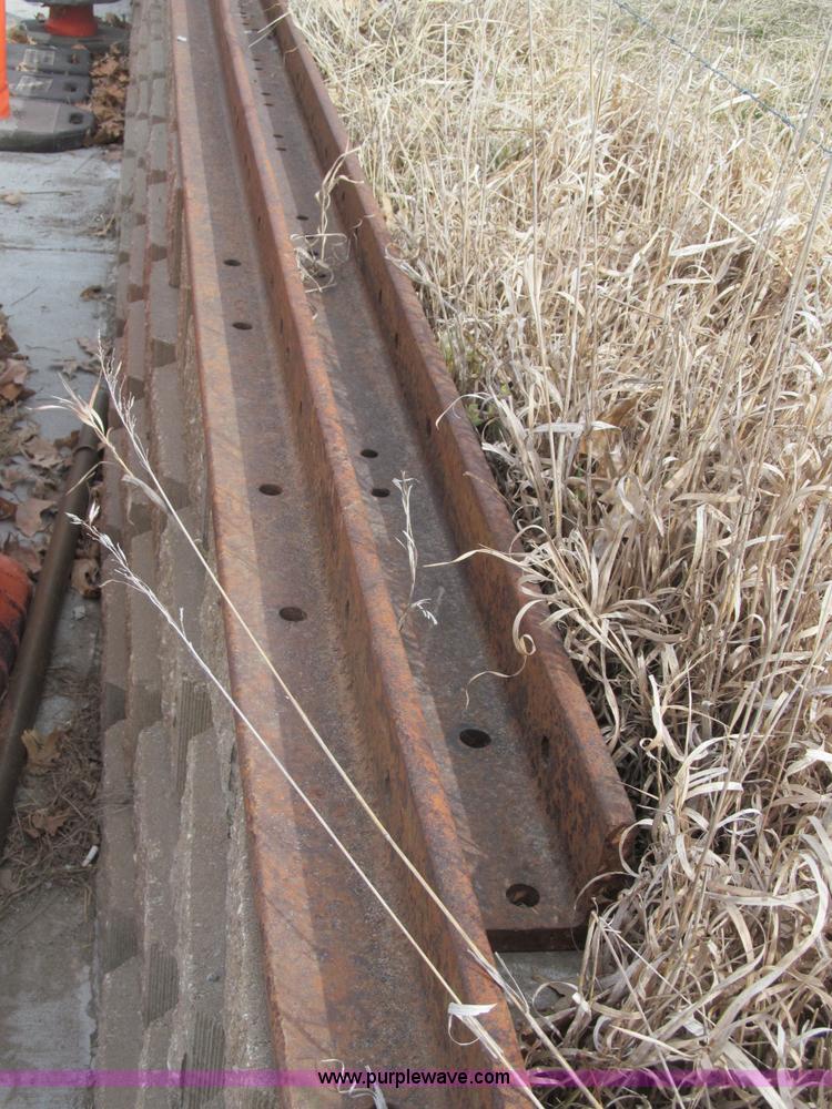 image for item G9454 (2) heavy duty 3/4"H x 4'W x 13'3"L angle iron