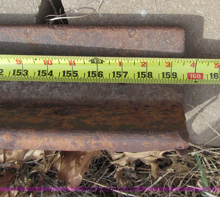 image for item G9454 (2) heavy duty 3/4"H x 4'W x 13'3"L angle iron