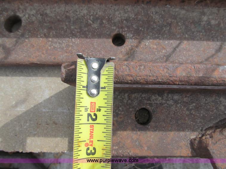 image for item G9454 (2) heavy duty 3/4"H x 4'W x 13'3"L angle iron