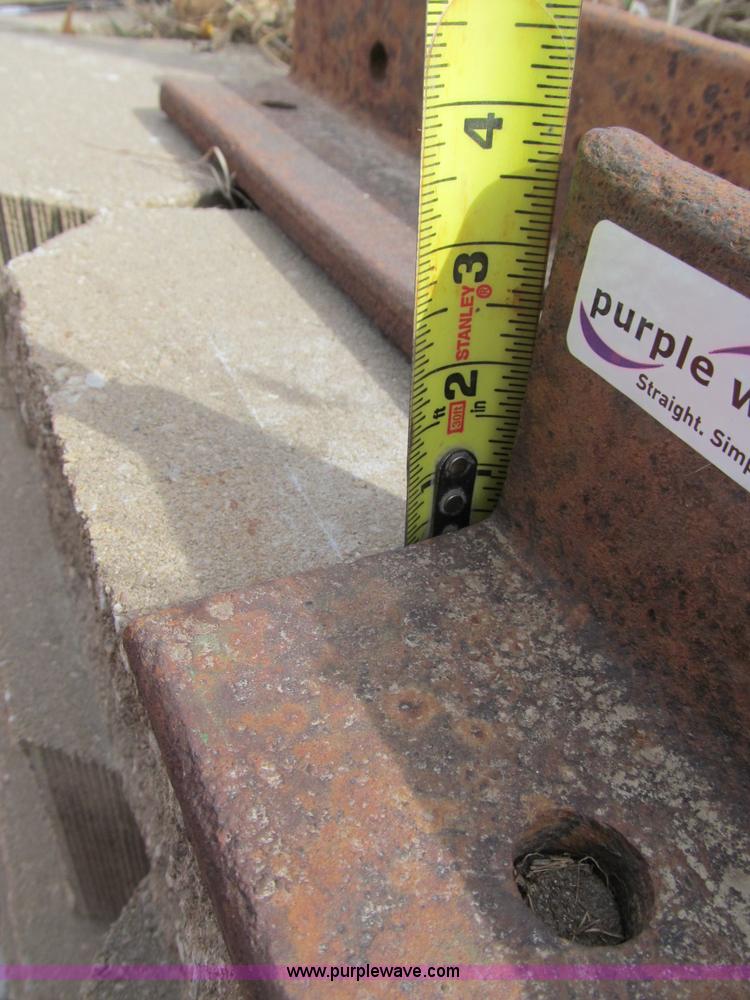 image for item G9454 (2) heavy duty 3/4"H x 4'W x 13'3"L angle iron