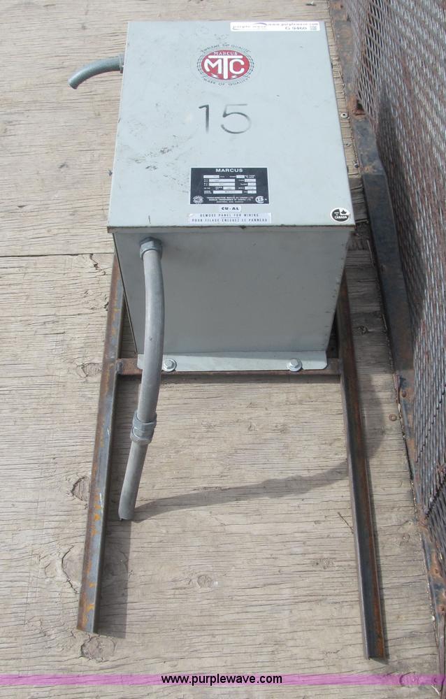 image for item G9460 Marcus 600 amp electrical transformer