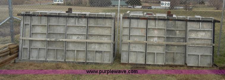 image for item U9907 Assorted 4'L aluminum concrete forms