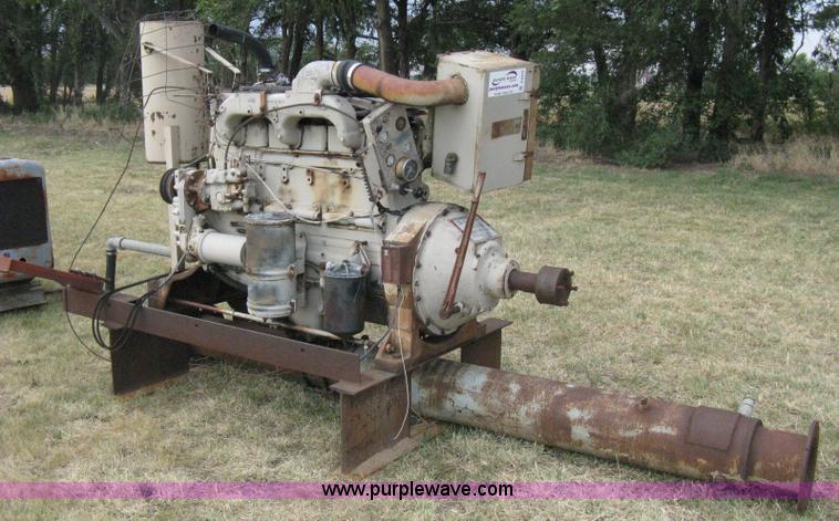 image for item A6472 Cummins six cylinder diesel irrigation engine