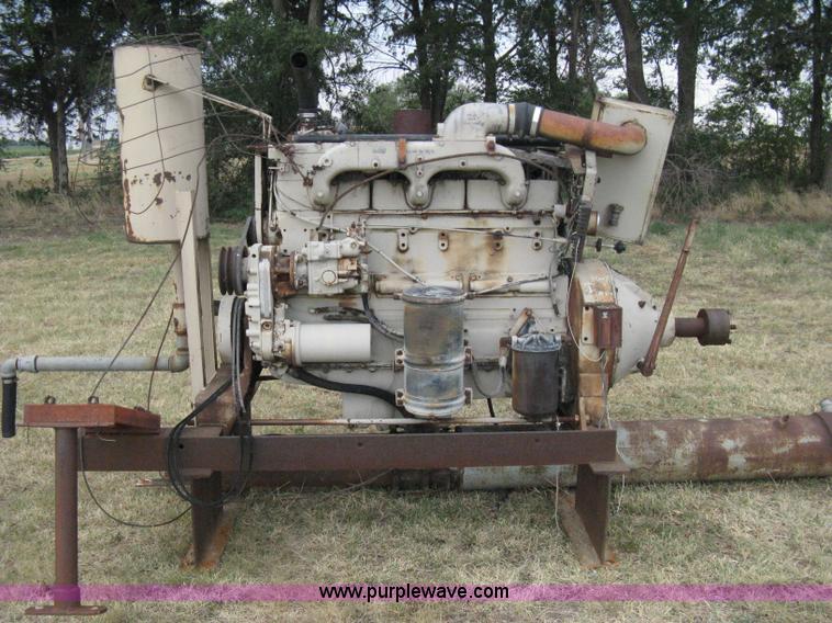 image for item A6472 Cummins six cylinder diesel irrigation engine
