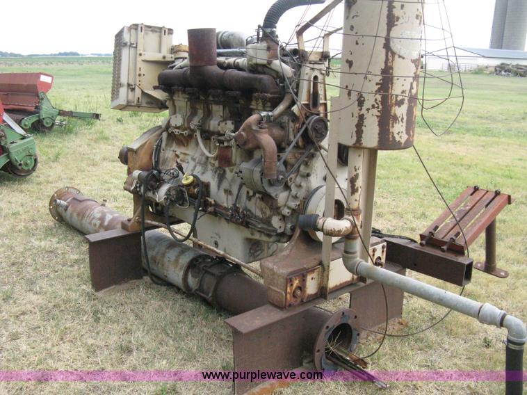 image for item A6472 Cummins six cylinder diesel irrigation engine