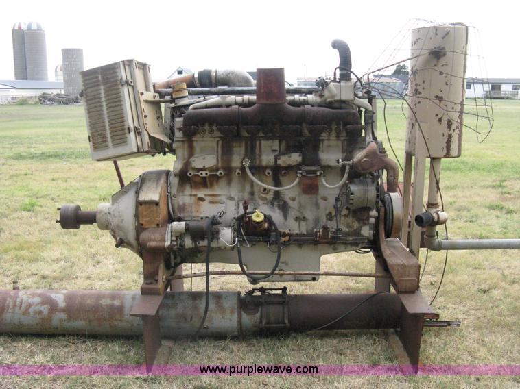 image for item A6472 Cummins six cylinder diesel irrigation engine