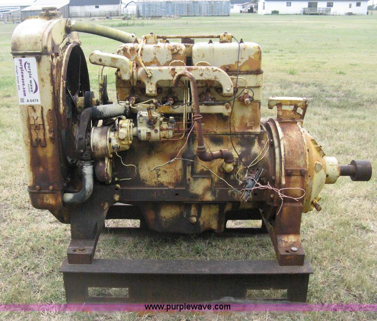 image for item A6474 M-M four cylinder diesel irrigation engine