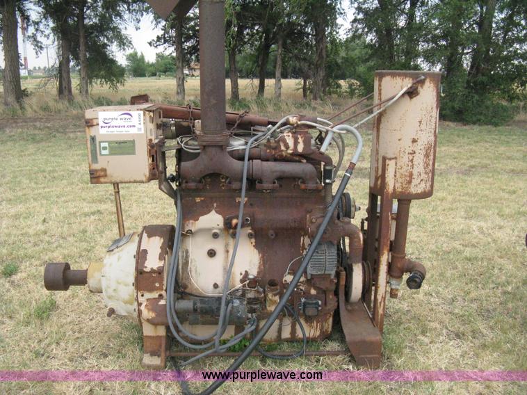 image for item A6490 Cummins four cylinder diesel irrigation engine
